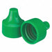 Cap 20 mm Dia Green PK100