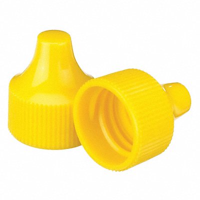 Cap 20 mm Dia Yellow PK100