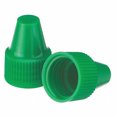 Cap 13 mm Dia Green PK1000