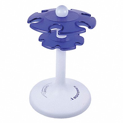 Pipette Stand Hold 6 Pipettes Blue