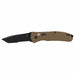 Automatic Knife Serrated Tanto 3-1/2 in