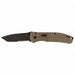 Folding Knife Serrated Tanto 3-1/2 in