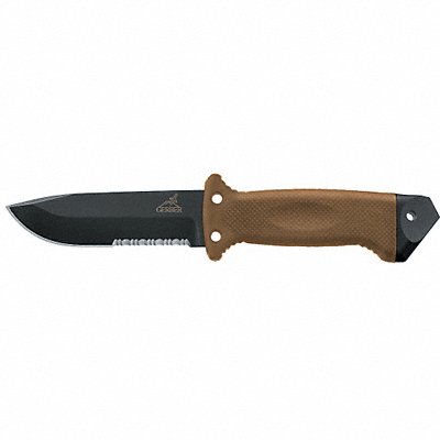 Fixed Blade Knife Serrated Drop 4-27/32