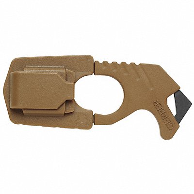 Safety Strap Cutter Disp 4-3/8 in Brown