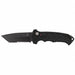 Folding Knife Auto Serrated Tanto 3-3/4