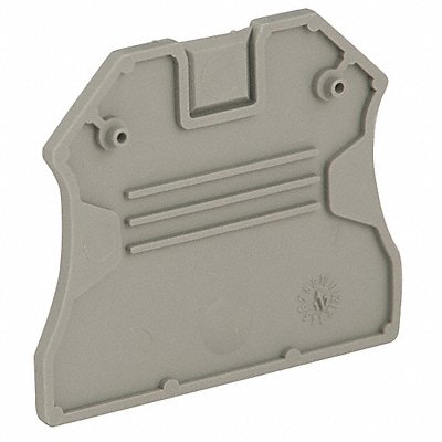 TermBlkEndBarr NSYTRV Plastic ScrewMount