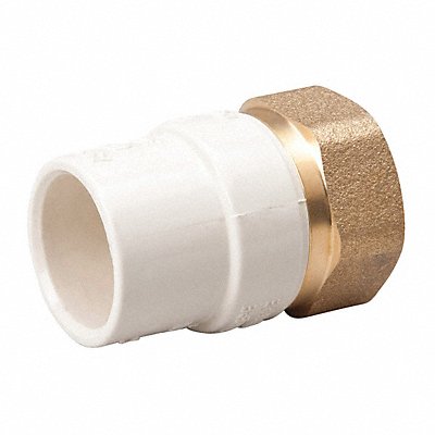 Adapter Brass 1/2 in Metal Pipe Size