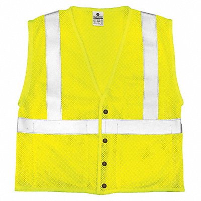 Flame Rsist Hi Vis Vest Class 2 4XL Lime