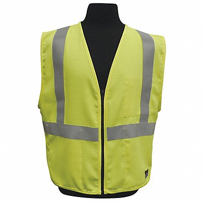 Flame Rsist Hi Vis Vest Class 2 L Lime