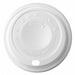 Disp Hot Cup Lid 10oz-14 oz White PK1000