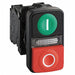Illum Push Button 22mm 1NO/1NC Green/Red