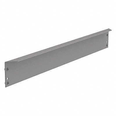 Shelf Support 24In End Support Med Gray