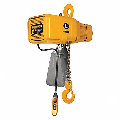 Elec. Chain Hoist w/Trolley 4000 lb.