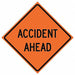 G7231 Accident Ahead Traffic Sign 36 x 36 