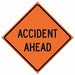 G7231 Accident Ahead Traffic Sign 48 x 48 