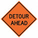 G7234 Detour Traffic Sign 36 x 36 