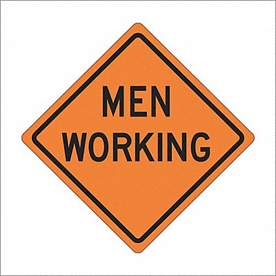 Workers Ahead Traffic Sign 48 x 48 