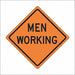 Workers Ahead Traffic Sign 36 x 36 