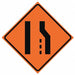 G7244 Lane Ends Traffic Sign 48 x 48 