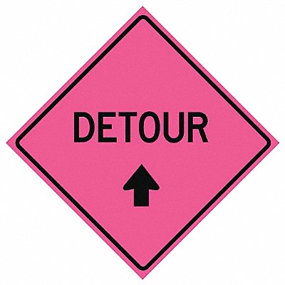 Detour Traffic Sign 48 x 48 