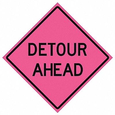 Detour Traffic Sign 48 x 48 