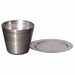 Crucible with Lid 100mL 57mm Dia 57 mm H