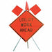 Sign Stand Steel 15 in Maximum Mast H