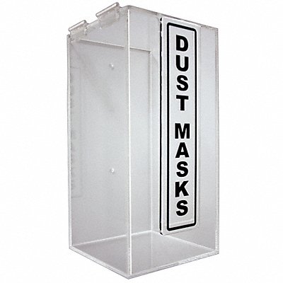 Dust Mask Dispenser Clear Acrylic