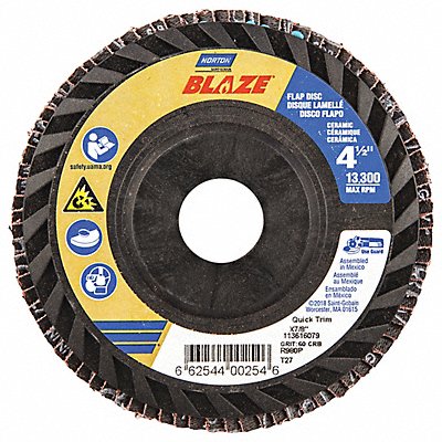 H5958 Fiber Disc 4 1/2 in Dia 7/8in Arbor