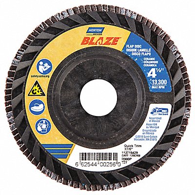 H5958 Fiber Disc 4 1/2 in Dia 7/8in Arbor