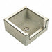 Sq Mop Basin Drop Front 36x36 SS Trim