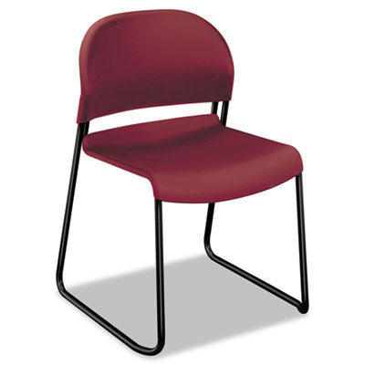 CHAIR,STAK,4/CT,MULBRY/BK