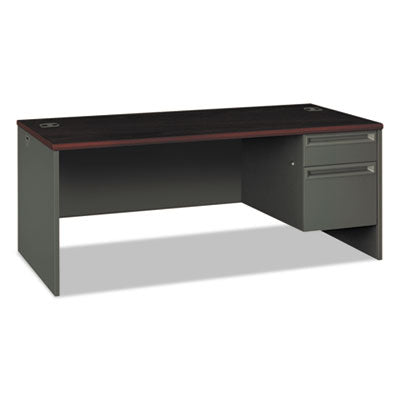 DESK,72X36,S/PD,RT,MY/CC