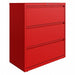 Lateral File 3DR 36 in Red