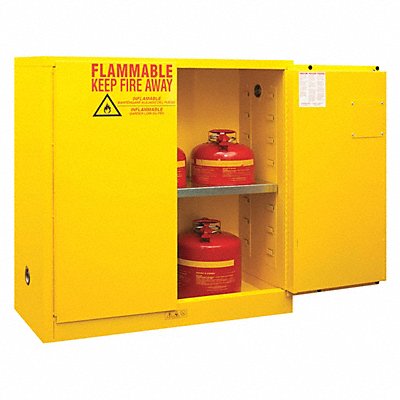 Flmmbl Sfty Cabinet Manual Door 30 gal.