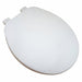 Builder Grade Plastc Toilet Seat Wht Rnd
