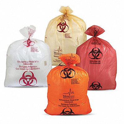 Autoclavable Biohazard Bags 55 gal PK100