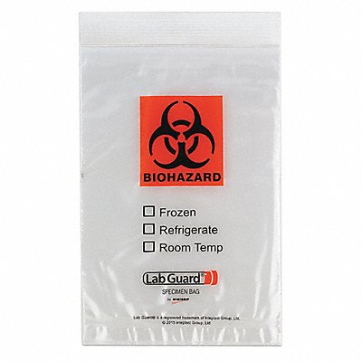 Transfer Bag 6in L 4 in W CLR PK1000