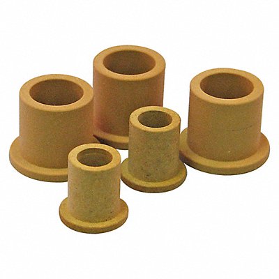 Flanged Sleeve Bearing 5/8 in Bore PTFE