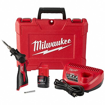 MILWAUKEE M12 5pc Crdles Solder Iron Kit