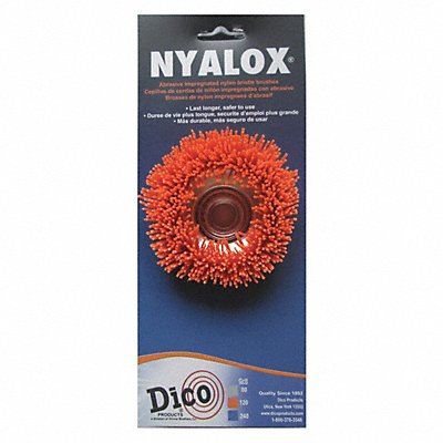 Nyalox Cup Brush 120 Grit Org 3 5/8-11