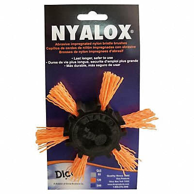 Nyalox Flap Brush 120 Grit Orange 4 