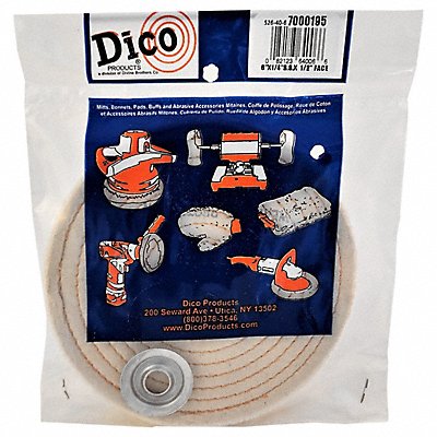 Spiral Sewn Buffing Wheel 6 Dia x 1/2 
