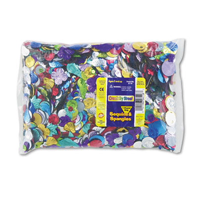 CONFETTI,SEQUINS,1LB,AST