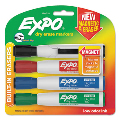 MARKER,EXPO,CHISL,4PK,AST