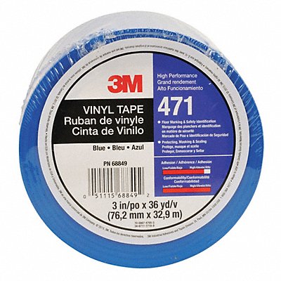 Floor Tape Blue 3 inx108 ft Roll