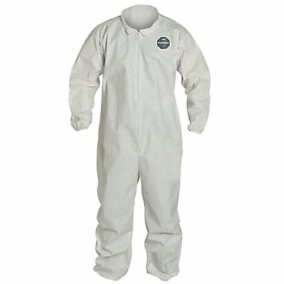 Coveralls S Wht ProShield 60 PK25