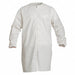 Cleanroom Frock White Zipper L PK30