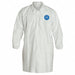 J6437 Lab Coat White Snaps M PK30