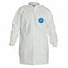 Lab Coat White Snaps L PK30